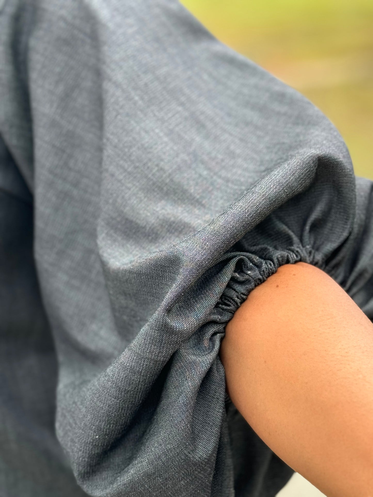 Catalina Puff Sleeve Denim Top