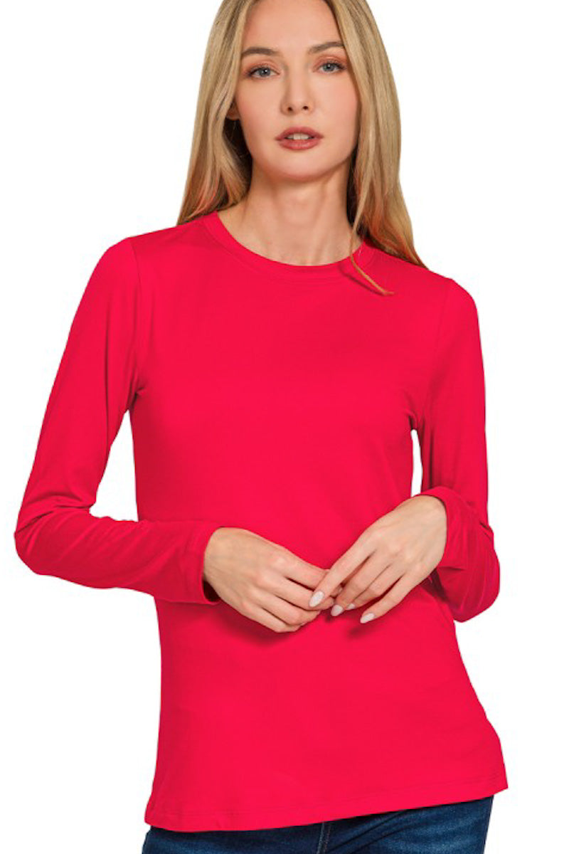 Timeless Long Sleeve Crew Neck T-shirt