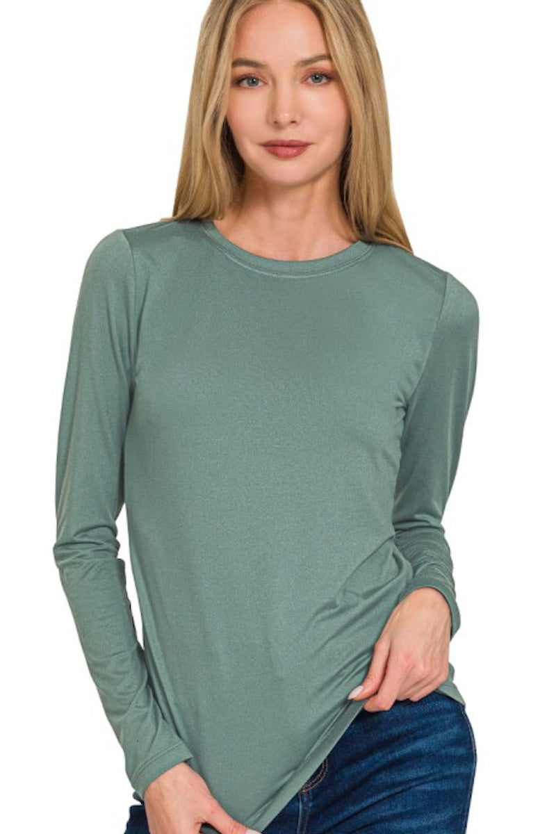 Timeless Long Sleeve Crew Neck T-shirt