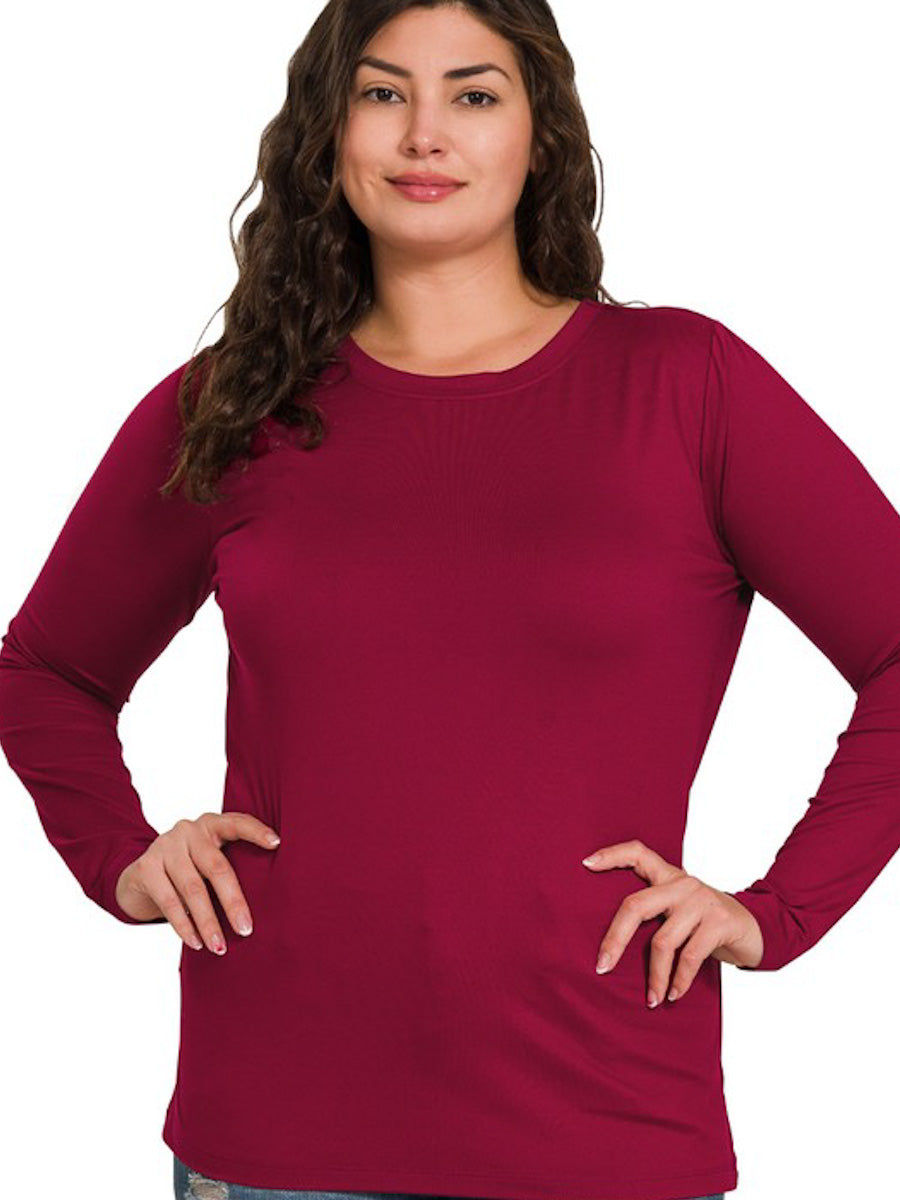Timeless Long Sleeve Crew Neck T-shirt