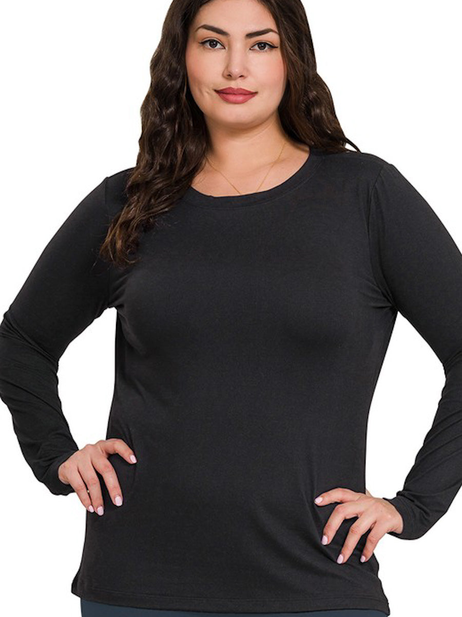 Timeless Long Sleeve Crew Neck T-shirt