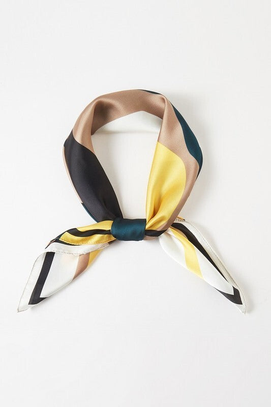 Hunter Green Geometric Scarf