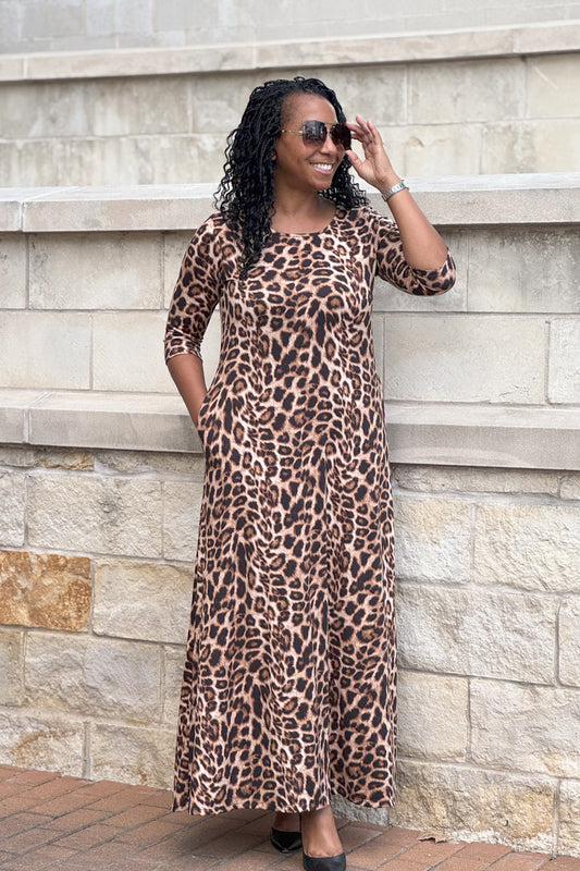 Remi Leopard Dress