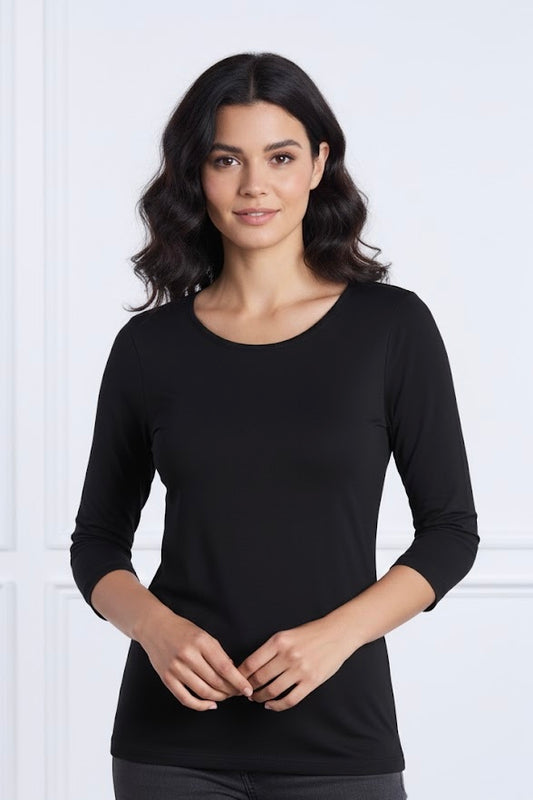 Black Licorice Layering Tee