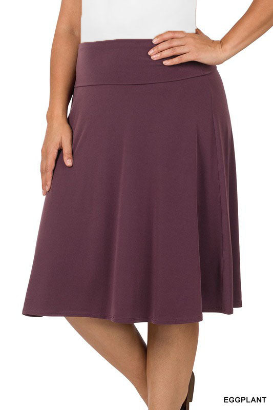 A-line Athleisure Skirt