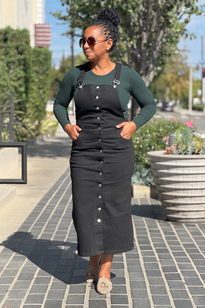 Black Overall Jumper
