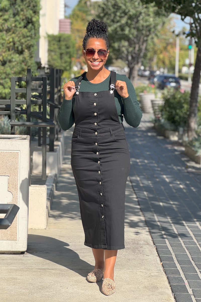 Black Overall Jumper