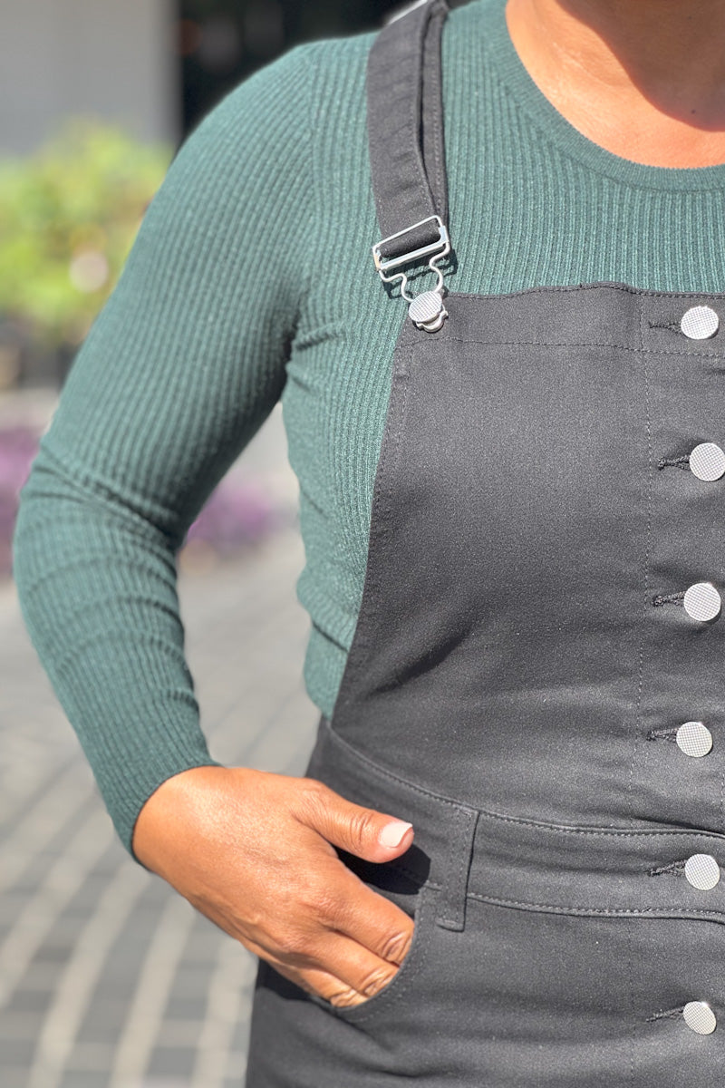 Black Overall Jumper
