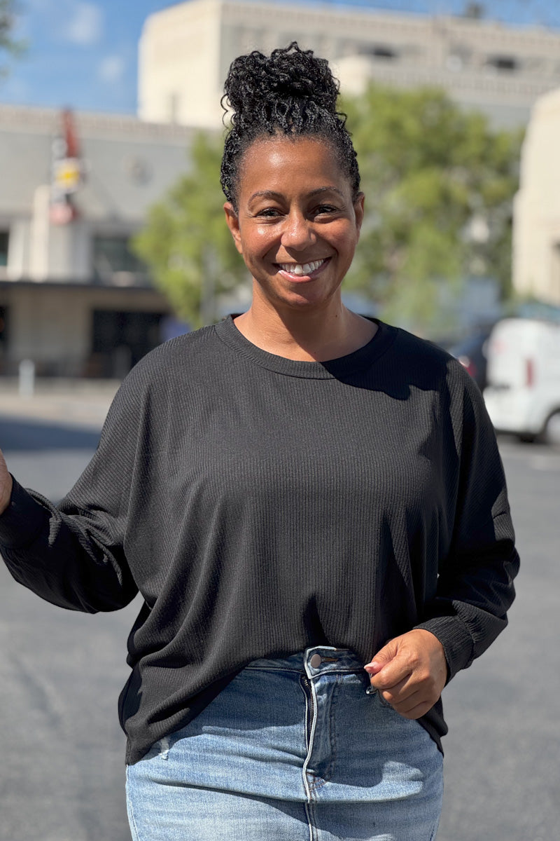 Black Lightweight Sweater