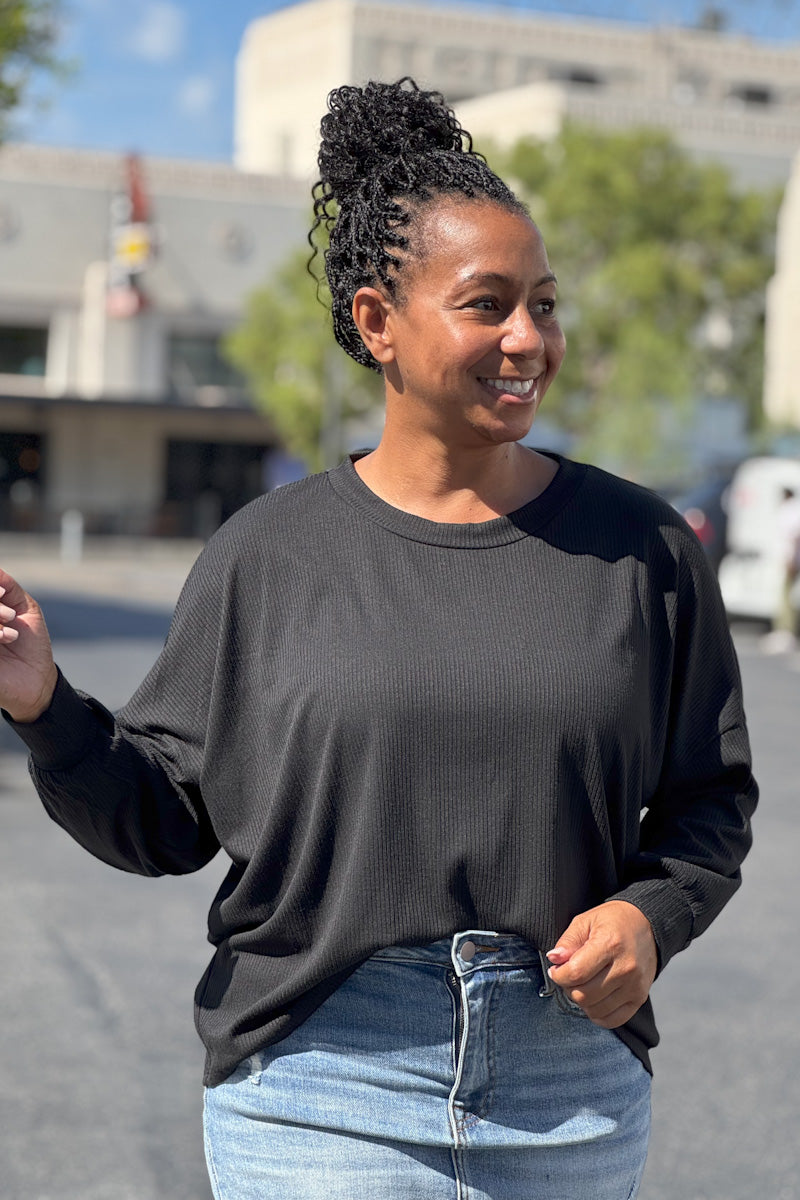 Black Lightweight Sweater
