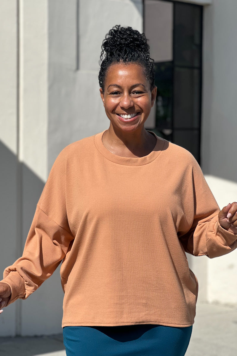 Apricot Lightweight Sweater